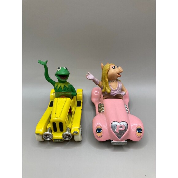 Kermit Miss Piggy 1979 Corgi Muppet Show Diecast Cars Vintage Collectible Set - Picture 1 of 13